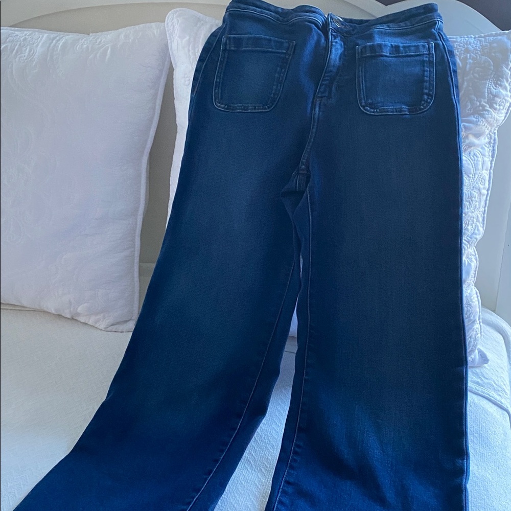 Super high waist Wide-Leg Jeans, Lauren Conrad